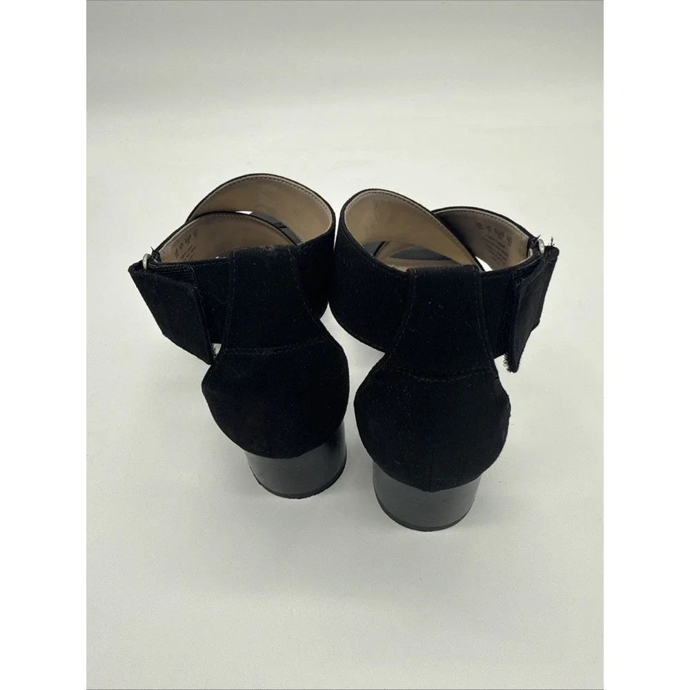 Naturalizer Adele Faux Suede Sandals Shoes -  Size 9 M - Black